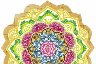 Mandala jigsaw puzzle
