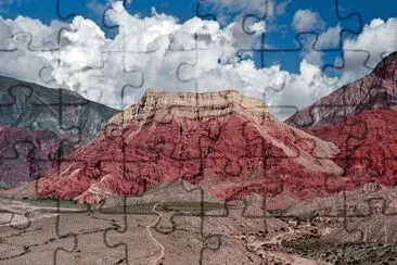 Cerro Pollera. Jujuy. Argentina jigsaw puzzle