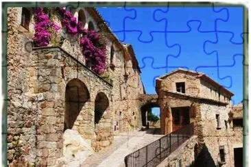 PALS (GIRONA) - JOYA MEDIEVAL EN EL EMPORDÃ€ jigsaw puzzle