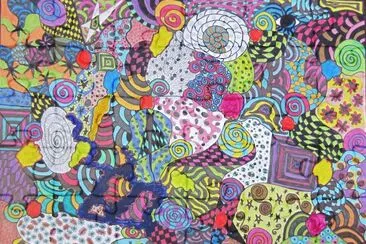 psychedelic jigsaw puzzle