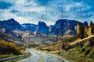 La RN 40 en NeuquÃ©n. Argentina jigsaw puzzle