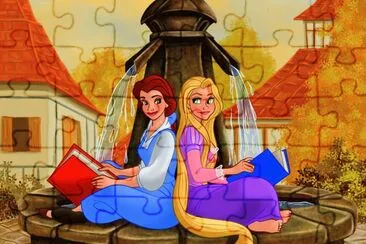 פאזל של bella y rapunzel