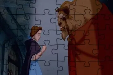 beauty and the beast jigsaw puzzle
