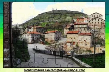 MONTENEGRO DE CAMEROS (SORIA) â€“ LINDO PUEBLO jigsaw puzzle