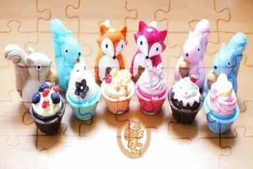 Cupcake jigsaw puzzle