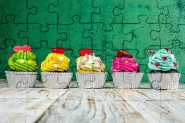 Cupcake jigsaw puzzle