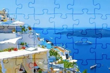 פאזל של Santorini for ever