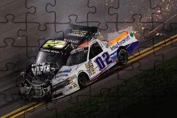 Truck series crash jigsaw puzzle