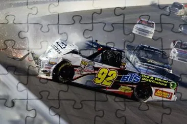 Truck series crash jigsaw puzzle