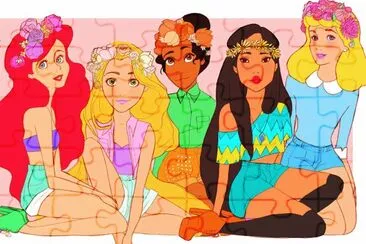 פאזל של princesas