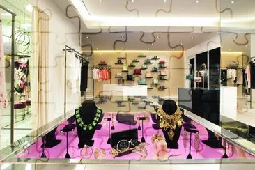 פאזל של Fancy Boutique Store Display