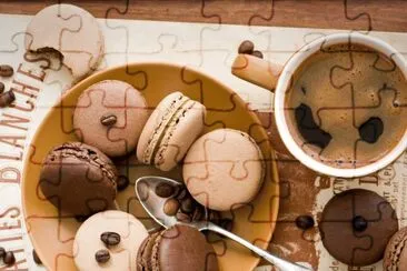 Chocolate, cafÃ©, postre.jpg jigsaw puzzle