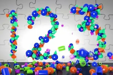 Arte digit, 1-2-3- jigsaw puzzle