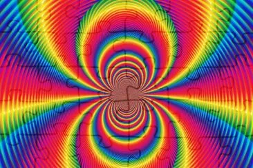 Abstracto,Recortado jigsaw puzzle