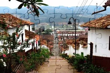 via al camposanto zapatoca jigsaw puzzle
