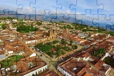 Zapatoca en todo su explendor jigsaw puzzle