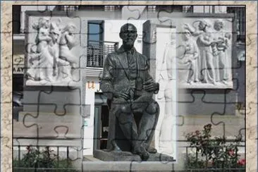 MOGUER (HUELVA) â€“ ESTATUA DE JUAN RAMÃ“N JIMÃ‰NEZ