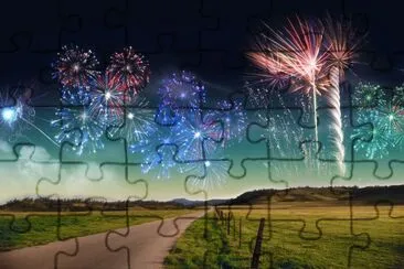 CelebraciÃ³n de aÃ±o nuevo 2009 jigsaw puzzle