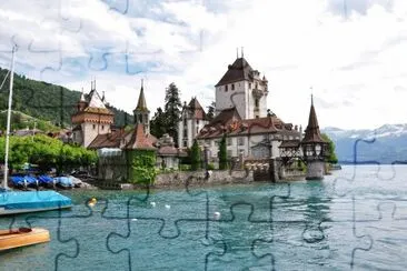 פאזל של Castillo de Oberhofen Suiza