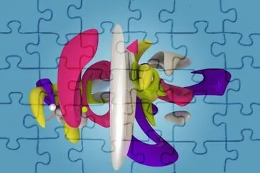 Figura-multi-color-Forma jigsaw puzzle