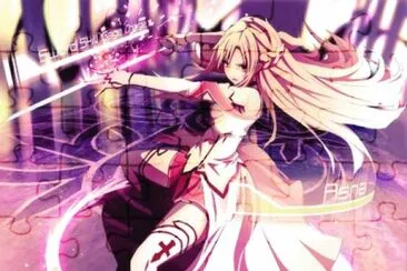 sword art oline anime jigsaw puzzle