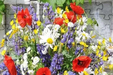 פאזל של Midsummer flowers