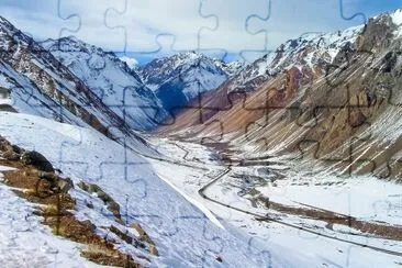 Los Penitentes. Mendoza. Argentina jigsaw puzzle