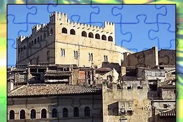 VALDERROBLES (TERUEL) -  VISTA DE SU CASTILLO jigsaw puzzle