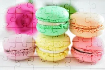 פאזל של macarons