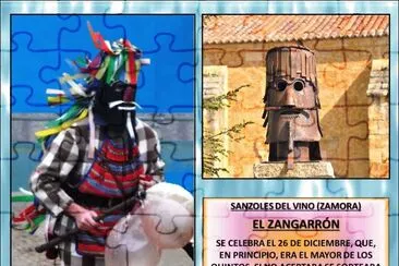 פאזל של SANZOLES DEL VINO (ZAMORA) - EL ZANGARRÃ“N