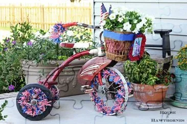 4th of July Vintage Tricycle jigsaw puzzle