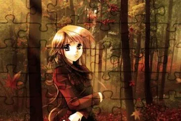 bosque anime sola jigsaw puzzle