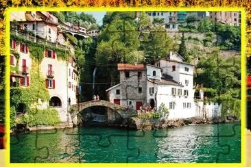 NESSO-LOMBARDÃA (ITALIA) â€“ ORILLA DEL LAGO DE COMO