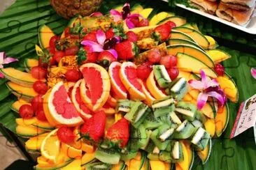 Luau Party Fruit Tray jigsaw puzzle