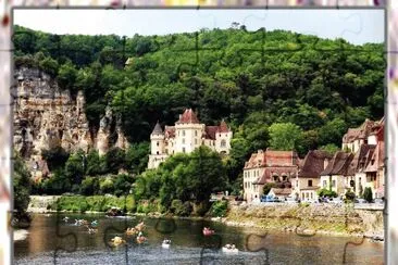 LA ROQUE-GAGEAC (AQUITANIA-FRANCIA) â€“ VILLA BONITA jigsaw puzzle