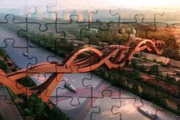Lucky Knot Bridge jigsaw puzzle