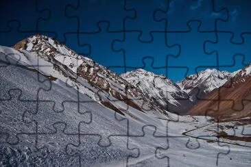 Los Penitentes. Mendoza. Argentina jigsaw puzzle