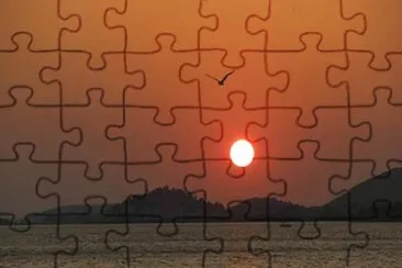 פאזל של A Dalmatis Sunset