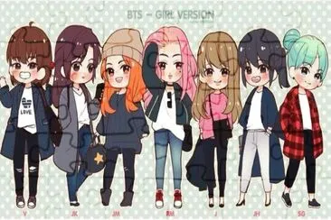 BTS si fueran mujeres kpop k-pop