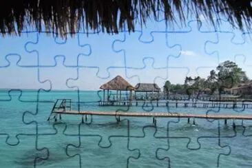 Mexique lagune de Bacalar