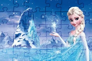Frozen jigsaw puzzle
