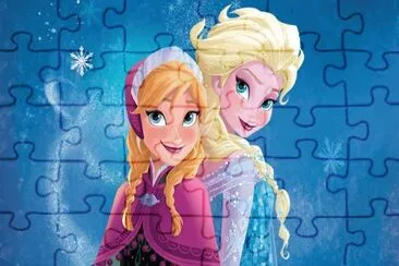 Frozen jigsaw puzzle