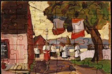 André Bieler 1896-1989 jigsaw puzzle