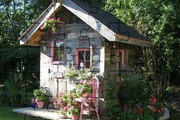 Garden  "She " Shed jigsaw puzzle