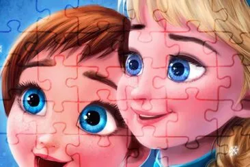Frozen jigsaw puzzle