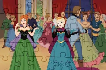 Frozen jigsaw puzzle