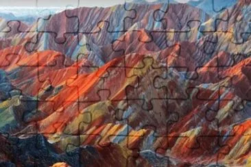 Zhangye China Landforms2 jigsaw puzzle