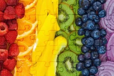 Colores de Frutas y Verduras jigsaw puzzle