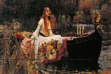 the lady of shalott jigsaw puzzle