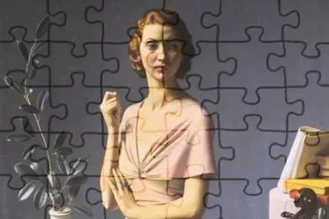 Portrait-of-a-Young-Woman-Meredith-Frampton jigsaw puzzle